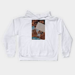 Vintage Postcards Kids Hoodie